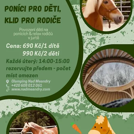 Glamping Nad Meandry V Jurte Chyňava