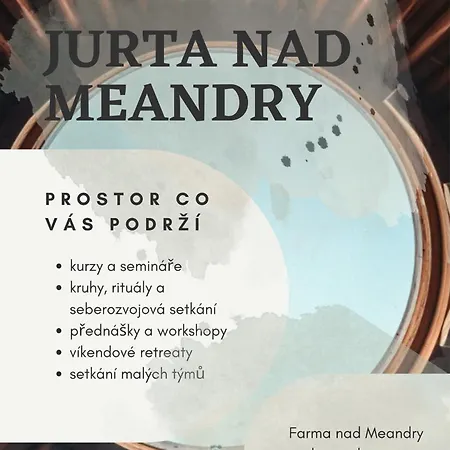 Luxusní stan Glamping Nad Meandry V Jurtě