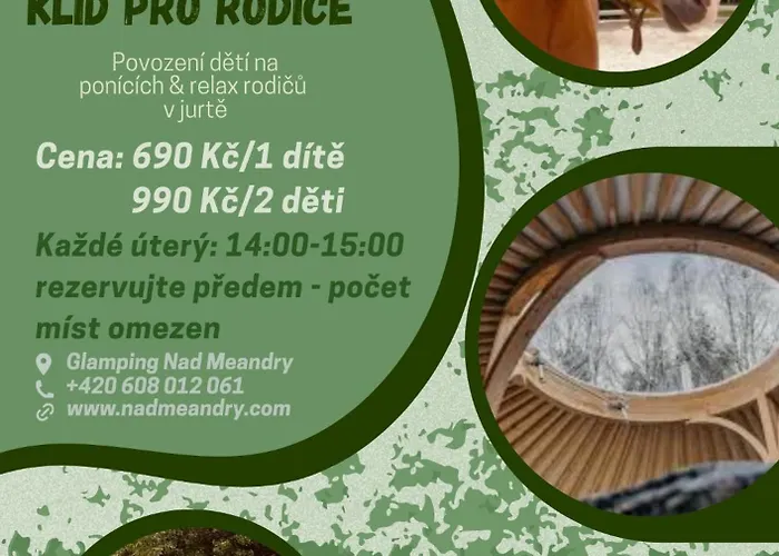 Glamping Nad Meandry V Jurte Chyňava